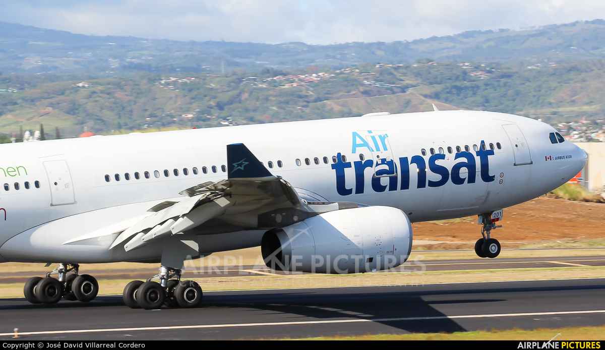 Air Transat C-GTSR aircraft at San Jose - Juan Santamaría Intl