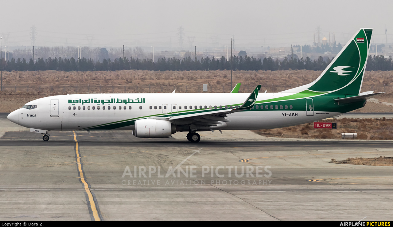 Iraqi Airways YI-ASH aircraft at Tehran - Imam Khomeini Intl