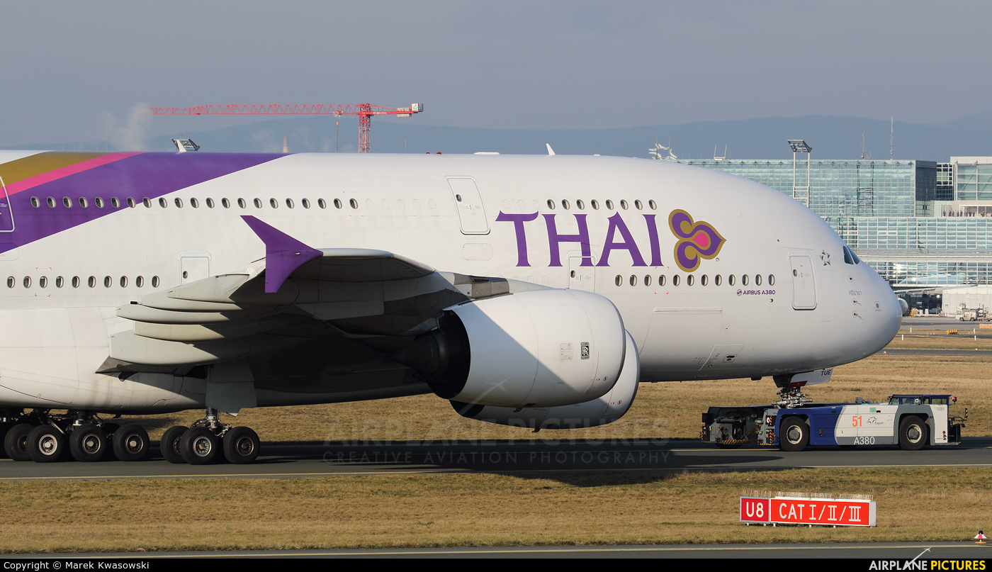 Thai Airways HS-TUE aircraft at Frankfurt