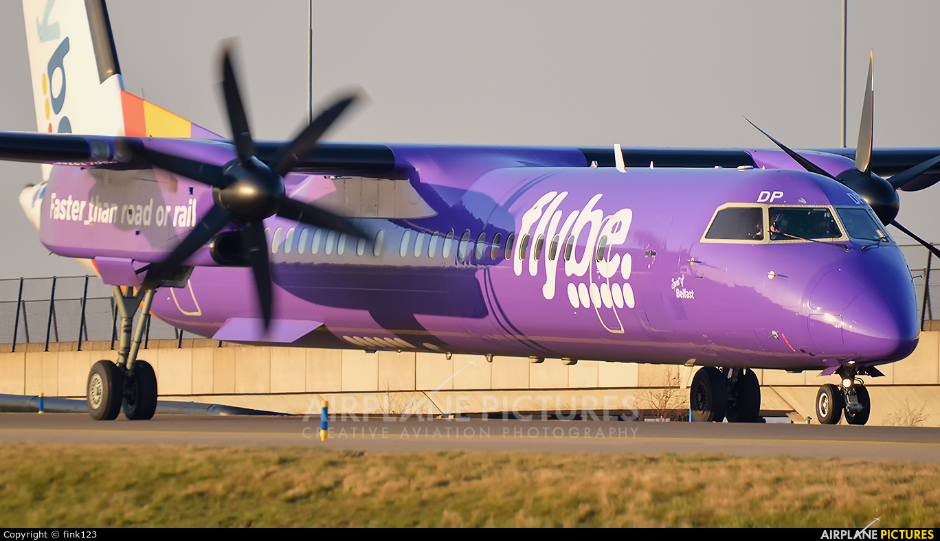 Flybe G-JEDP aircraft at Amsterdam - Schiphol