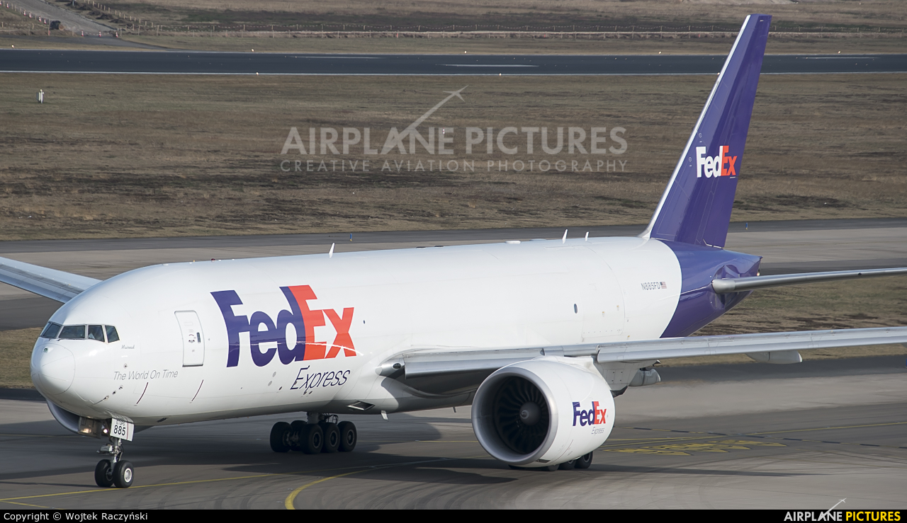 FedEx Federal Express N885FD aircraft at Cologne Bonn - Konrad Adenauer