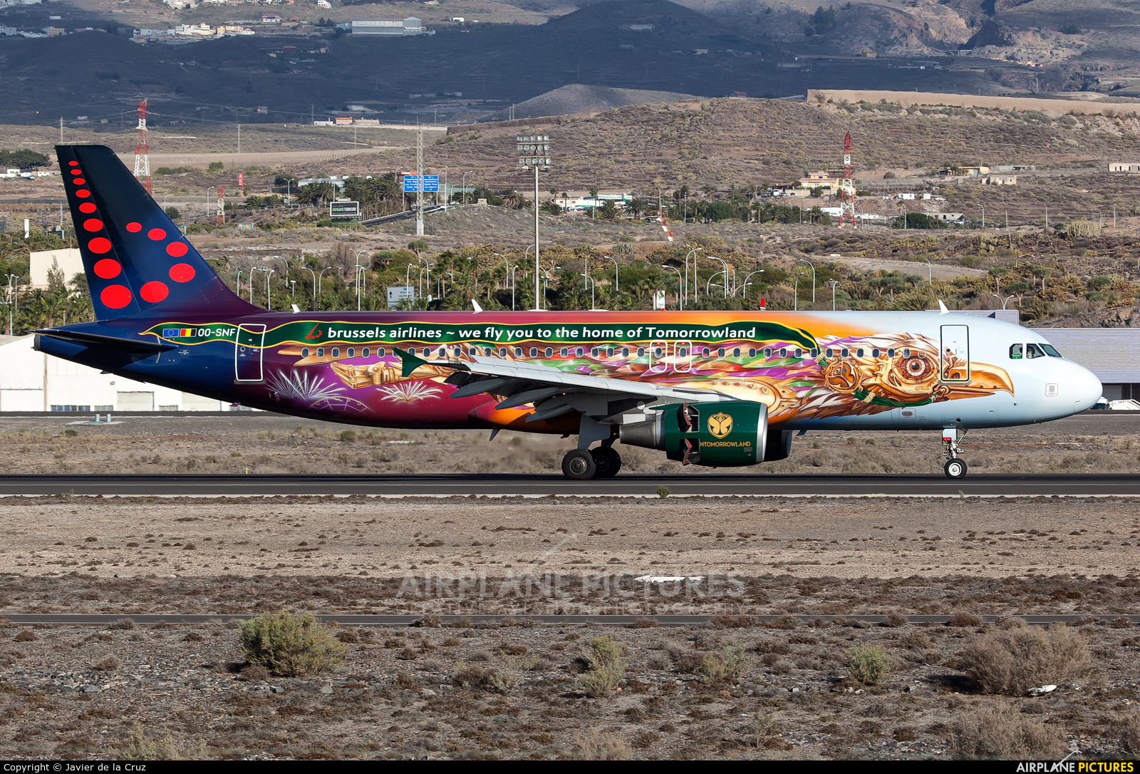 Brussels Airlines OO-SNF aircraft at Tenerife Sur - Reina Sofia
