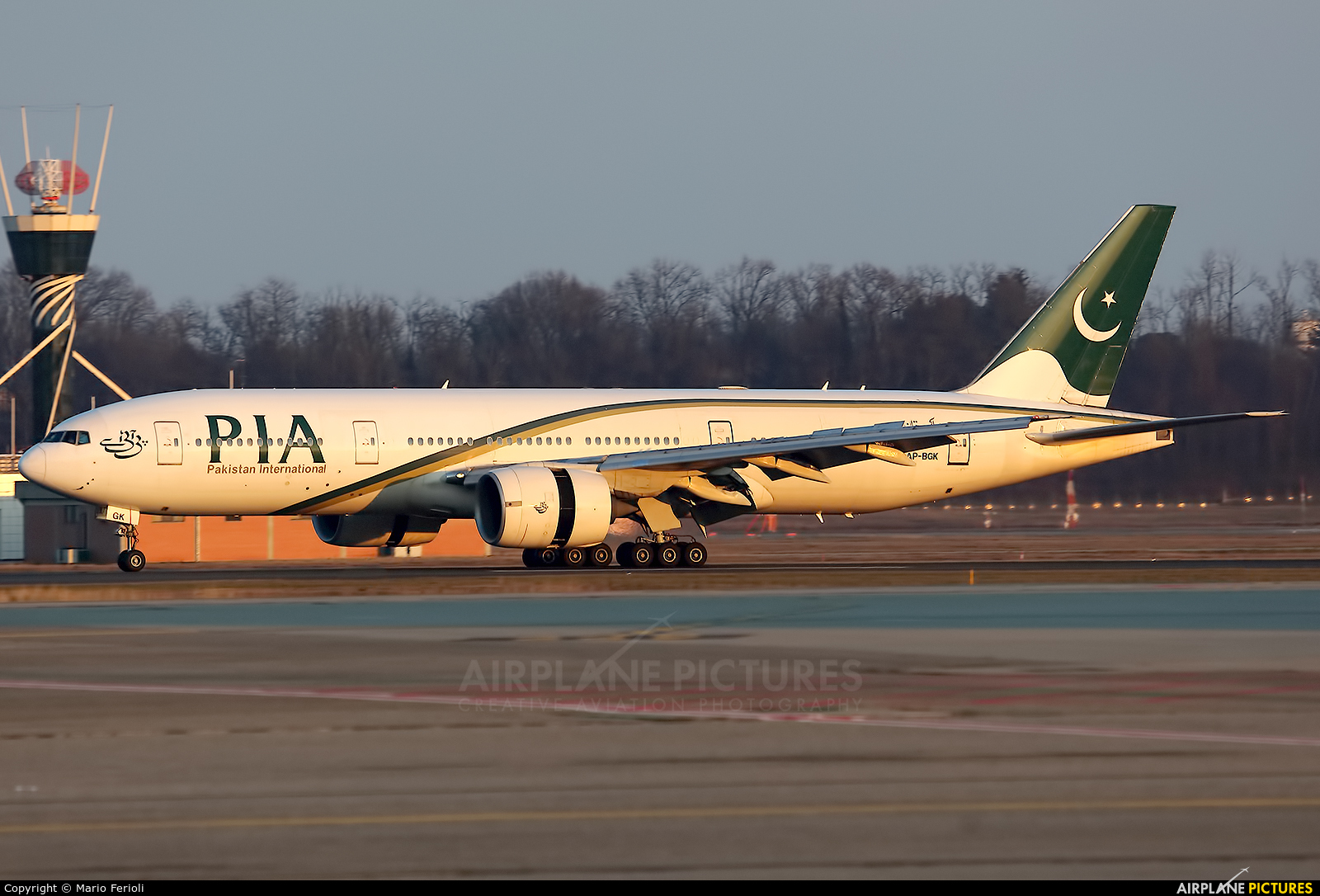 PIA - Pakistan International Airlines AP-BGK aircraft at Milan - Malpensa