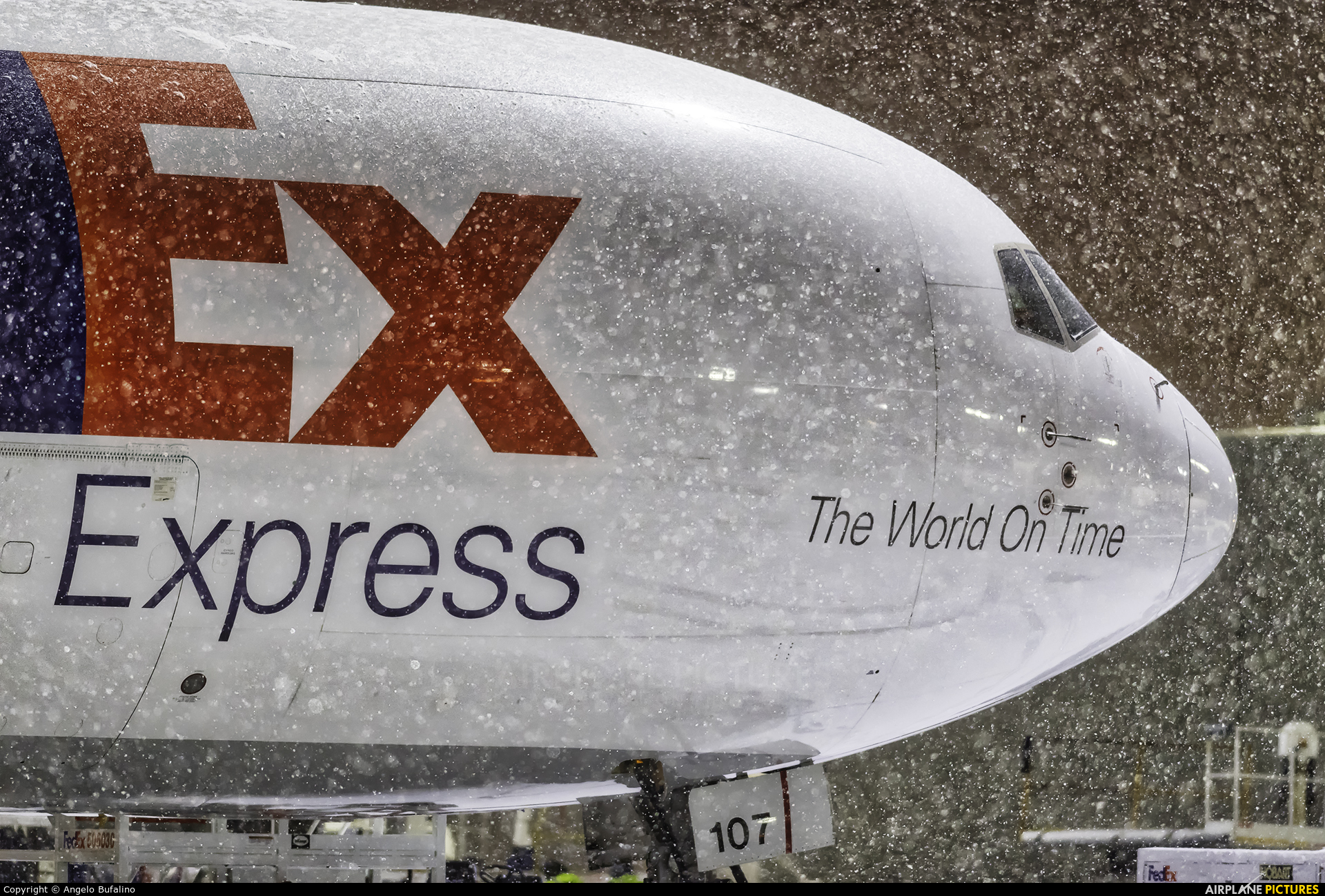 FedEx Federal Express N107FE aircraft at Memphis Intl