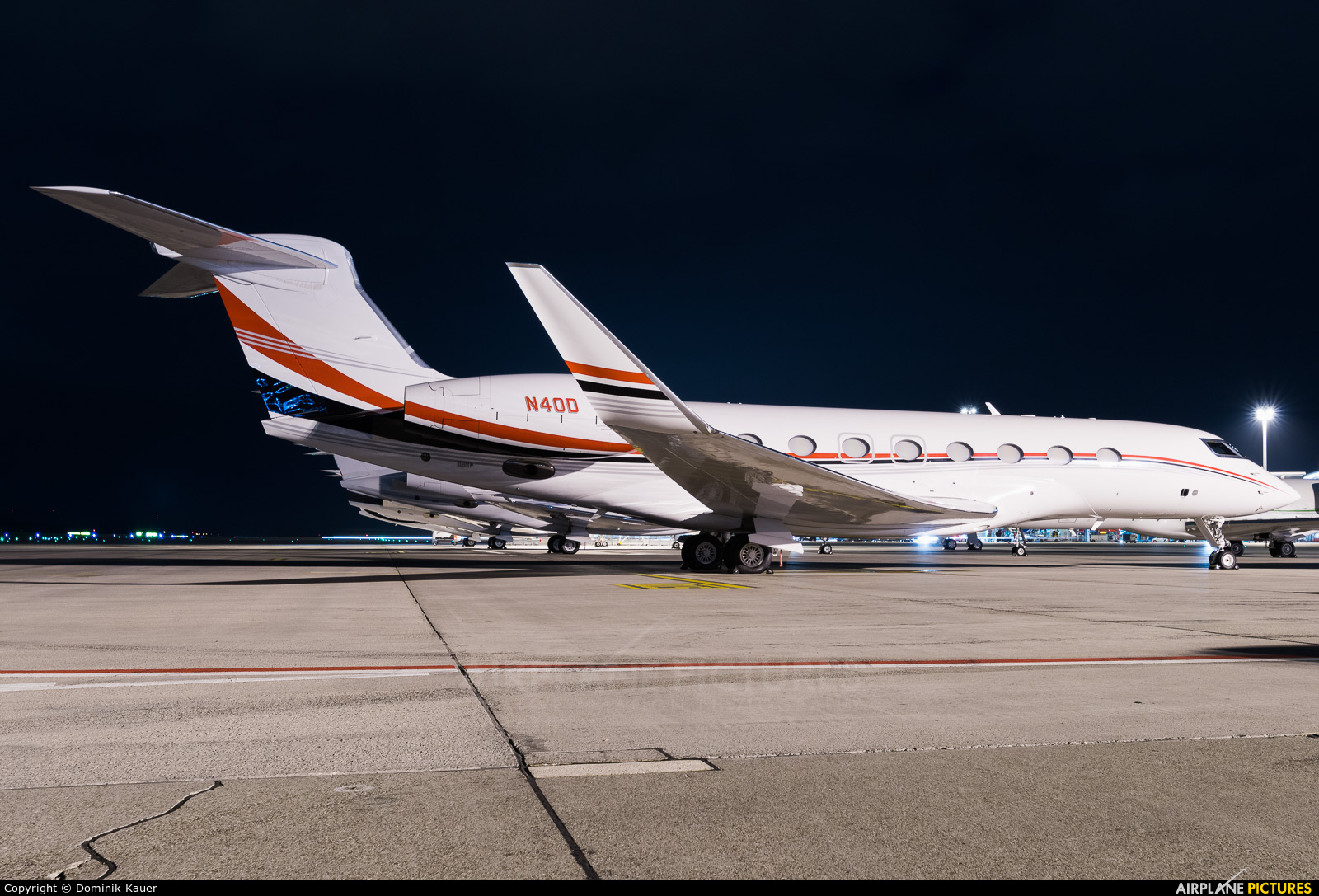 Private N40D aircraft at Zurich