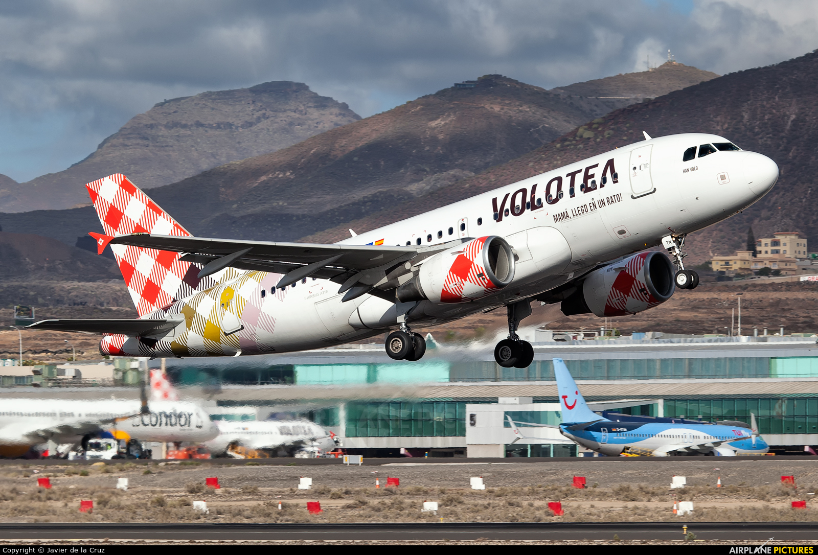 Volotea Airlines EC-MTN aircraft at Tenerife Sur - Reina Sofia