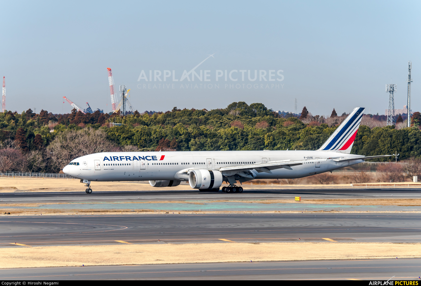 Air France F-GSOE aircraft at Tokyo - Narita Intl