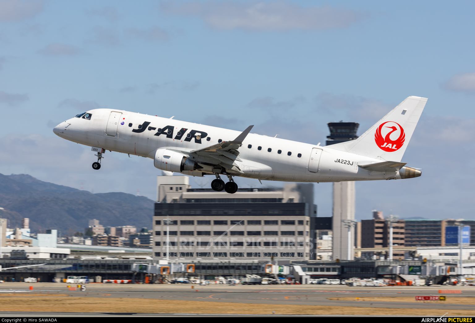 J-Air JA223J aircraft at Osaka - Itami Intl