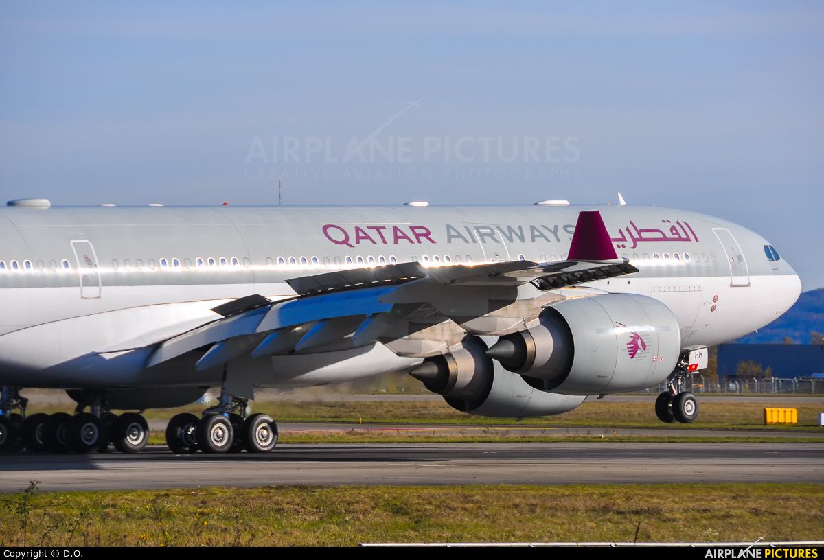 Qatar Amiri Flight A7-HHH aircraft at Basel - Mulhouse- Euro