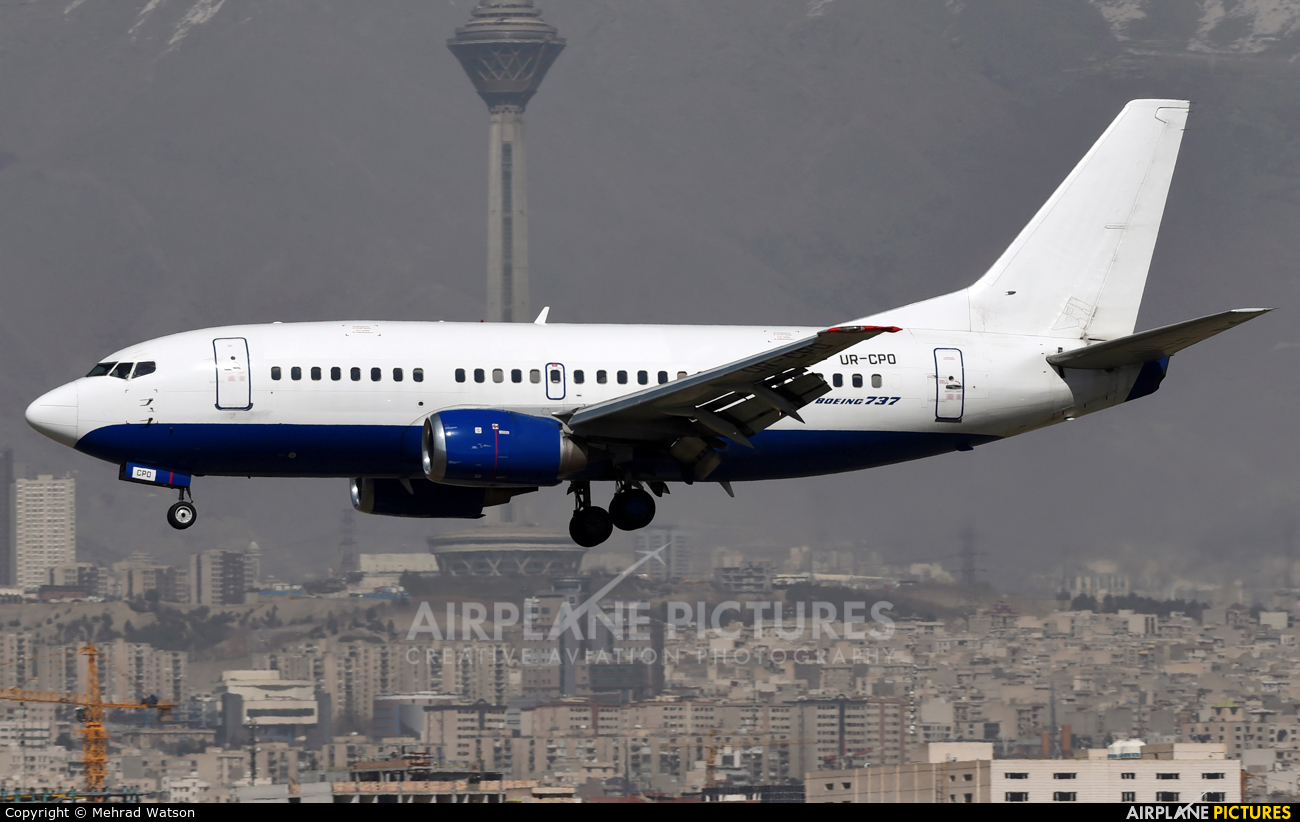 Caspian Airlines UR-CPO aircraft at Tehran - Mehrabad Intl
