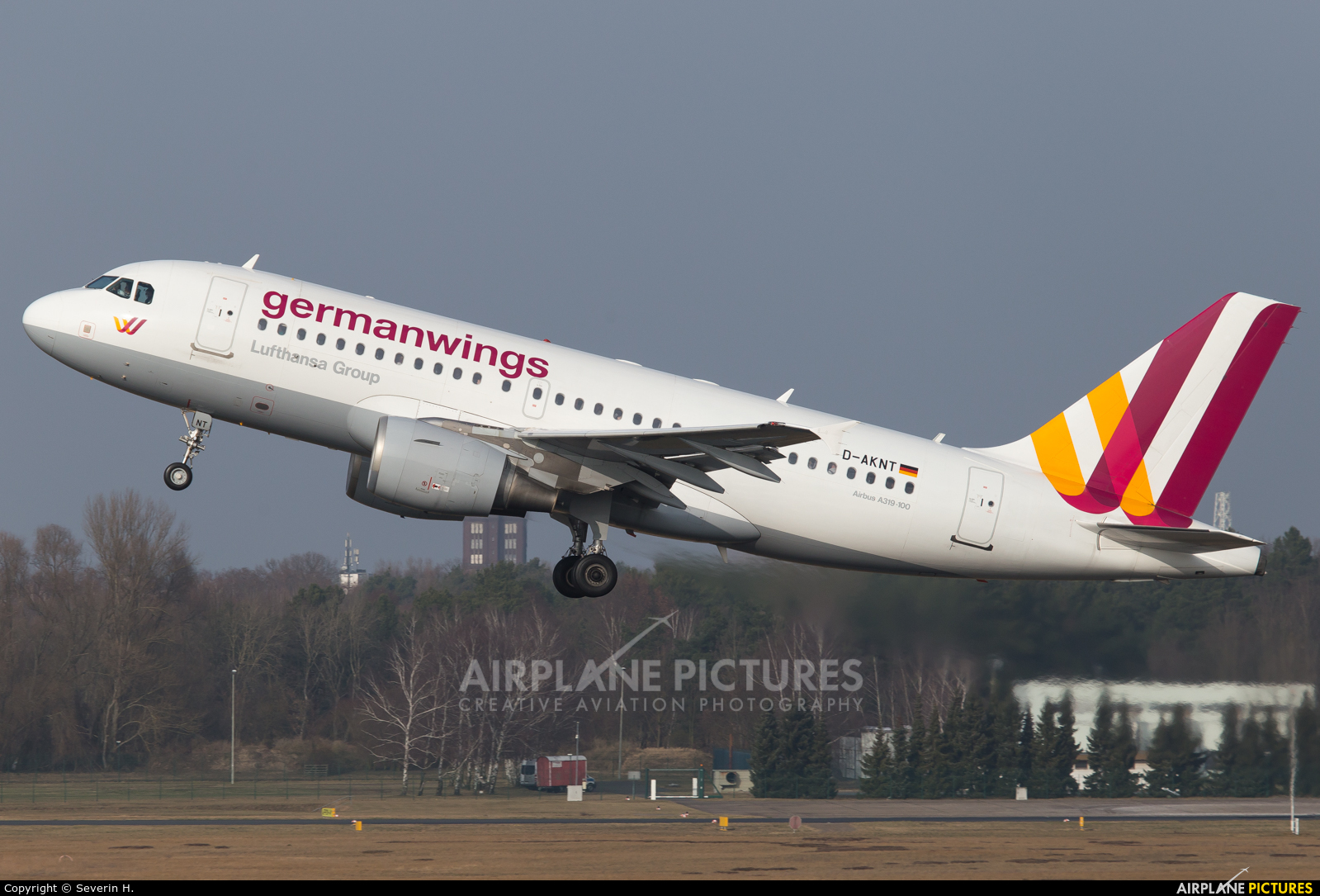 Germanwings D-AKNT aircraft at Berlin - Tegel