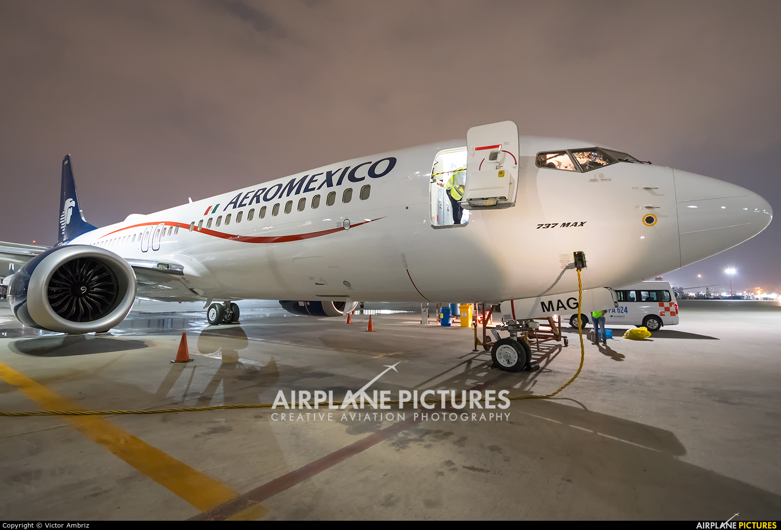 Aeromexico XA-MAG aircraft at Mexico City - Licenciado Benito Juarez Intl