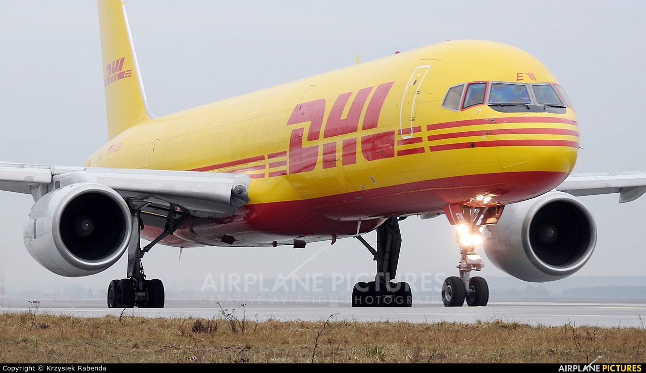 DHL Cargo D-ALEW aircraft at Katowice - Pyrzowice