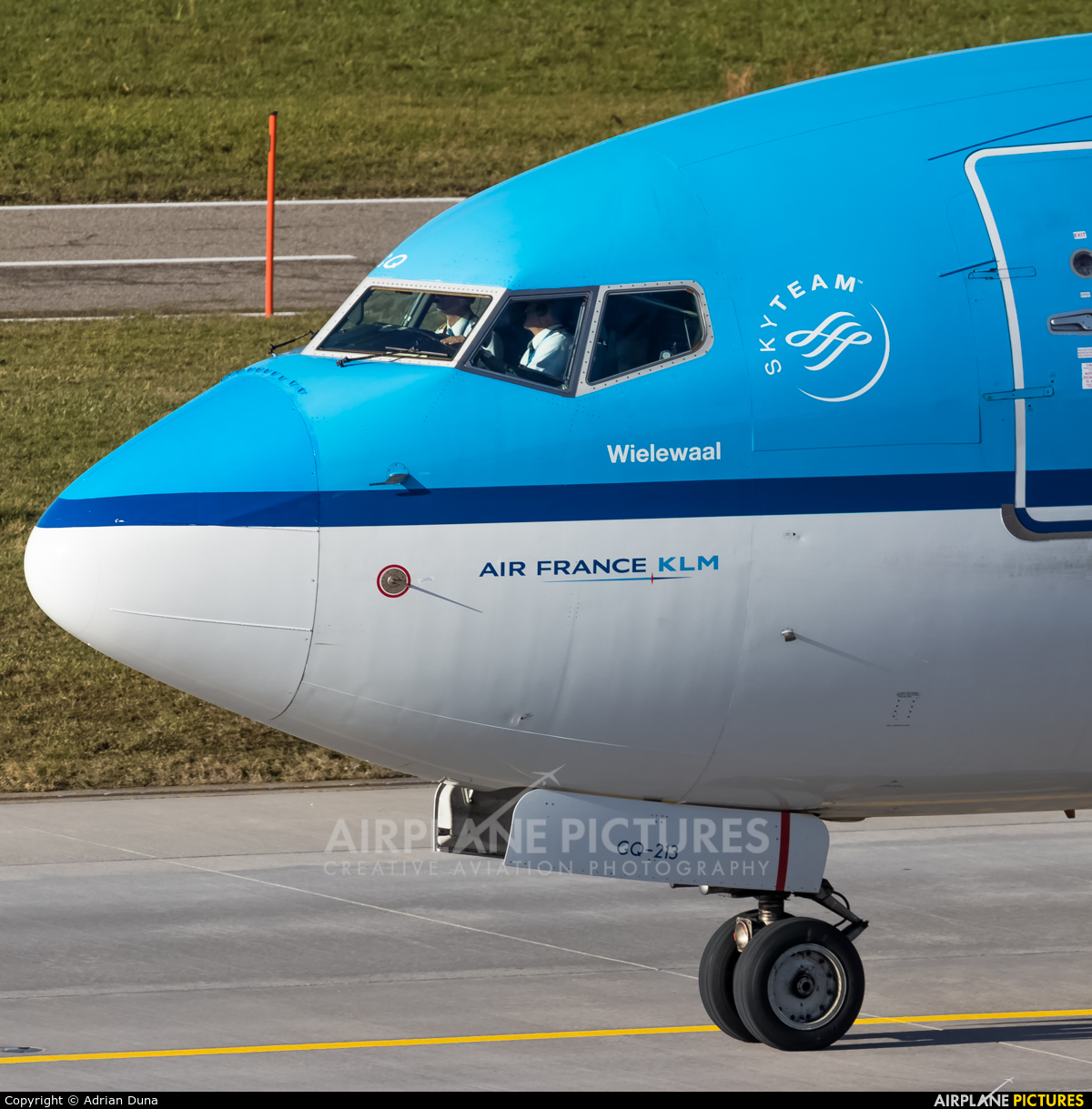 KLM PH-BGQ aircraft at Zurich