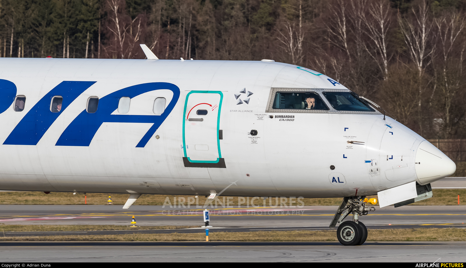Adria Airways S5-AAL aircraft at Zurich