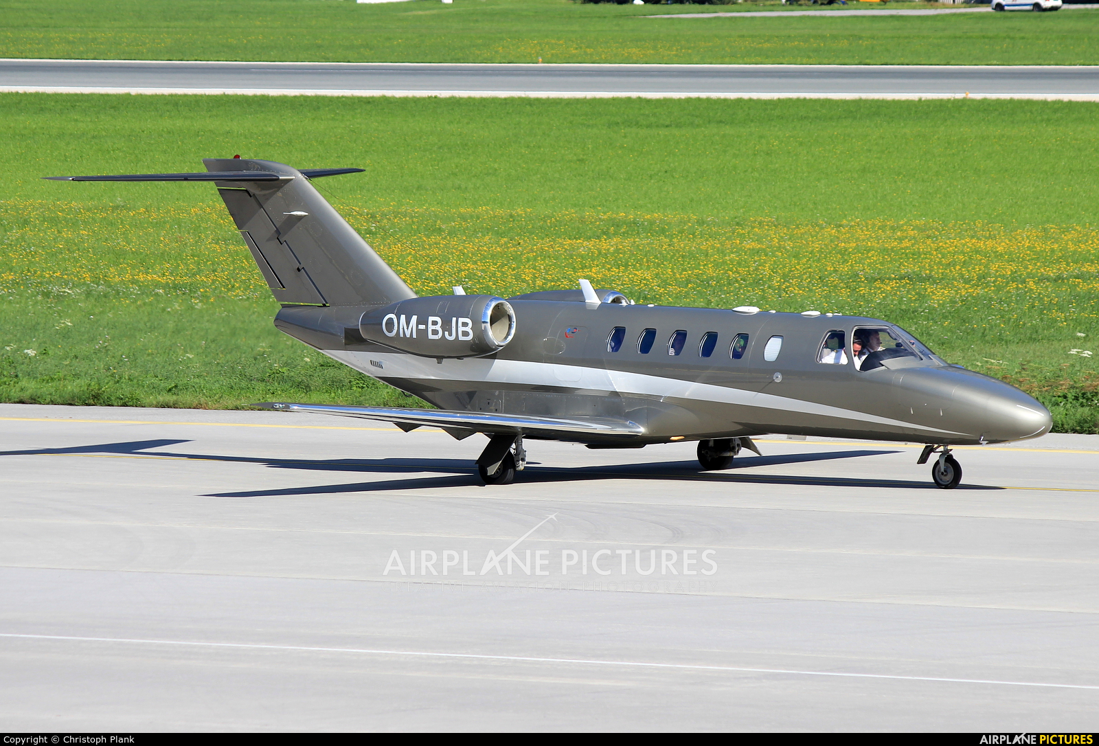Berlin Jets OM-BJB aircraft at Innsbruck
