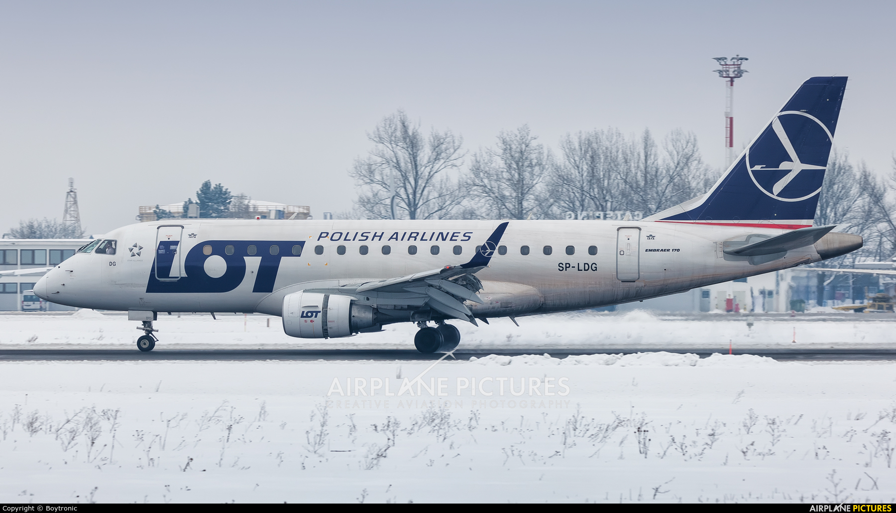 LOT - Polish Airlines SP-LDG aircraft at Zagreb