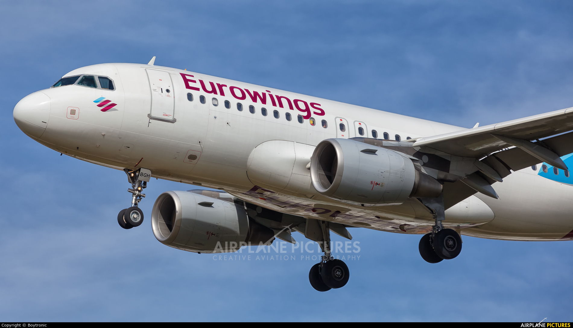 Eurowings D-ABGH aircraft at Zagreb