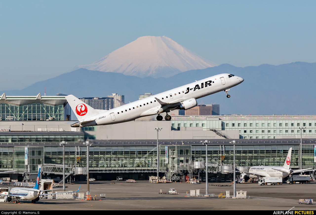J-Air JA246J aircraft at Tokyo - Haneda Intl