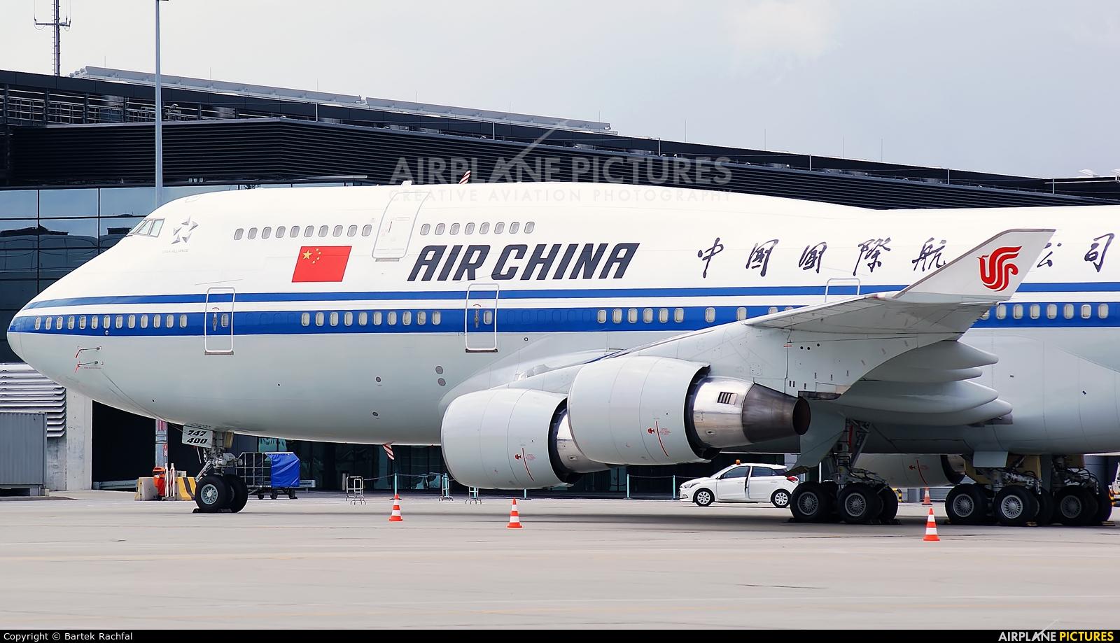 Air China B-2447 aircraft at Kraków - John Paul II Intl