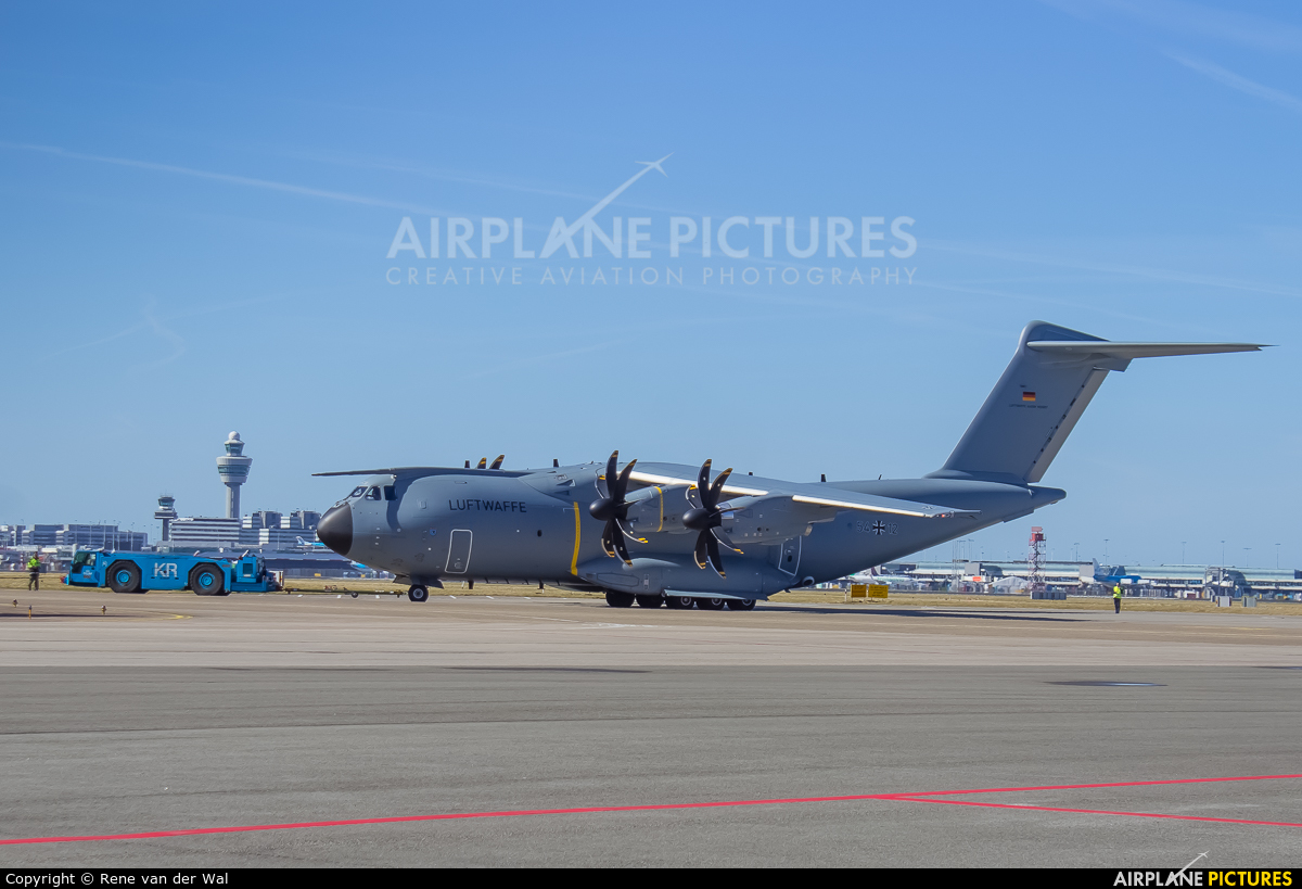 Germany - Air Force 54-12 aircraft at Amsterdam - Schiphol