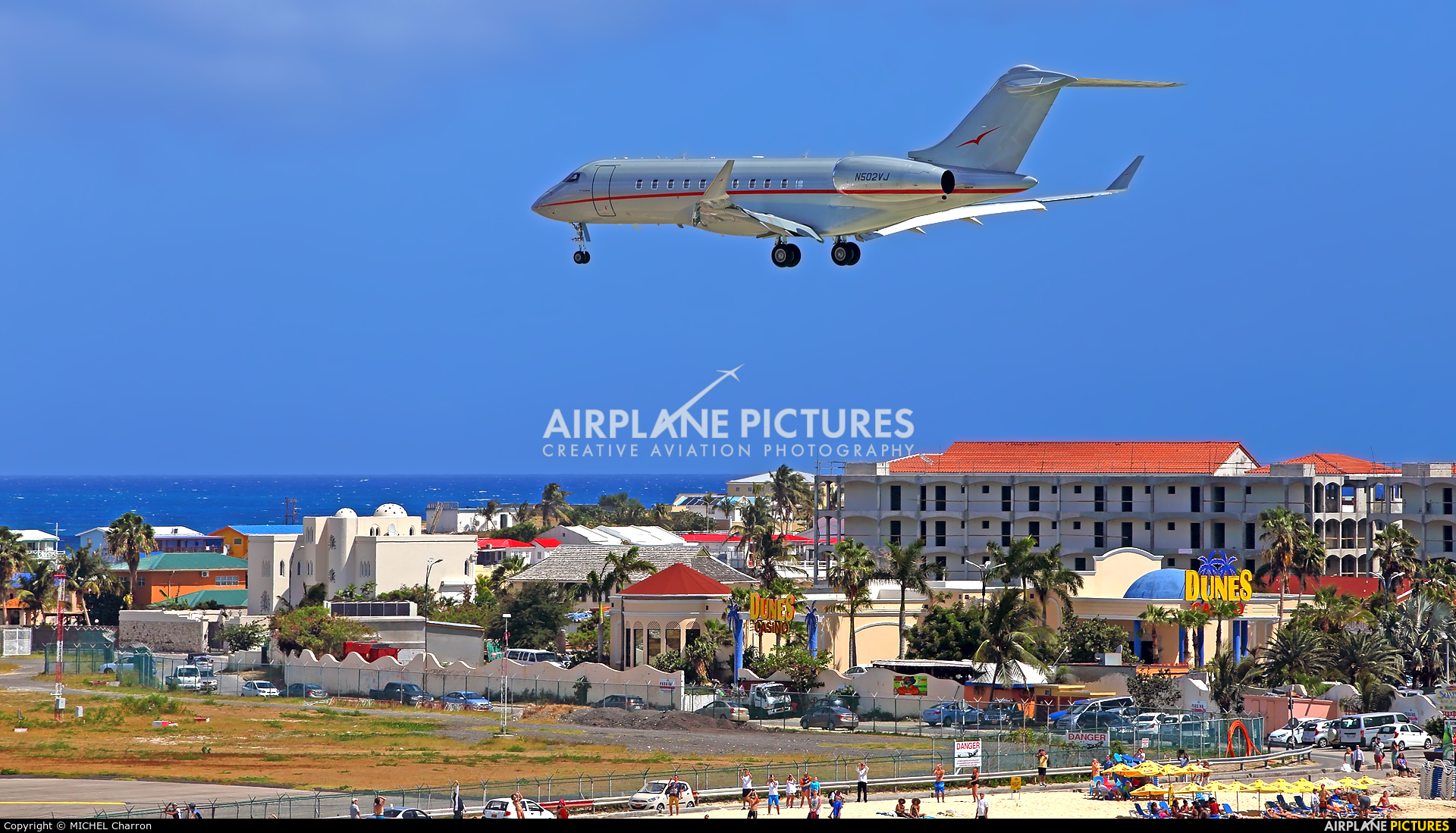 Vistajet N502VJ aircraft at Sint Maarten - Princess Juliana Intl