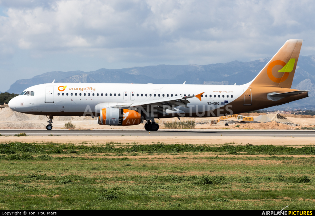 orange2fly SX-ORG aircraft at Palma de Mallorca