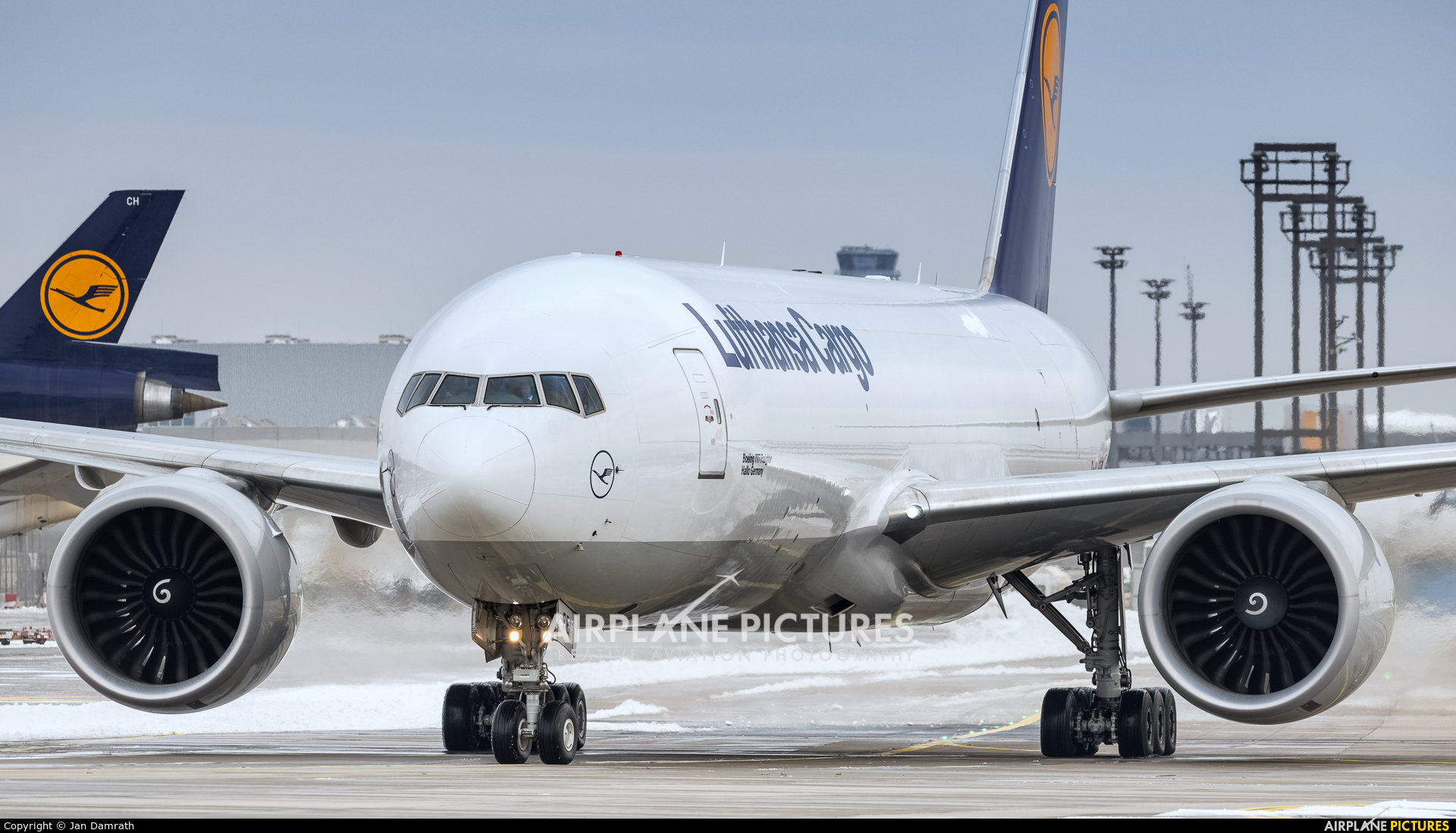 Lufthansa Cargo D-ALFE aircraft at Frankfurt