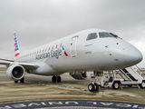 Rare visit of American Eagle Embraer 175 to Daytona Beach title=