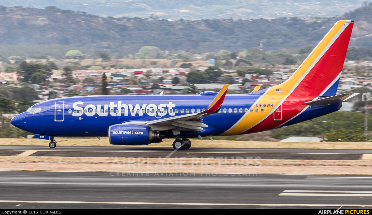 Southwest Airlines N908WN aircraft at San Jose - Juan Santamaría Intl