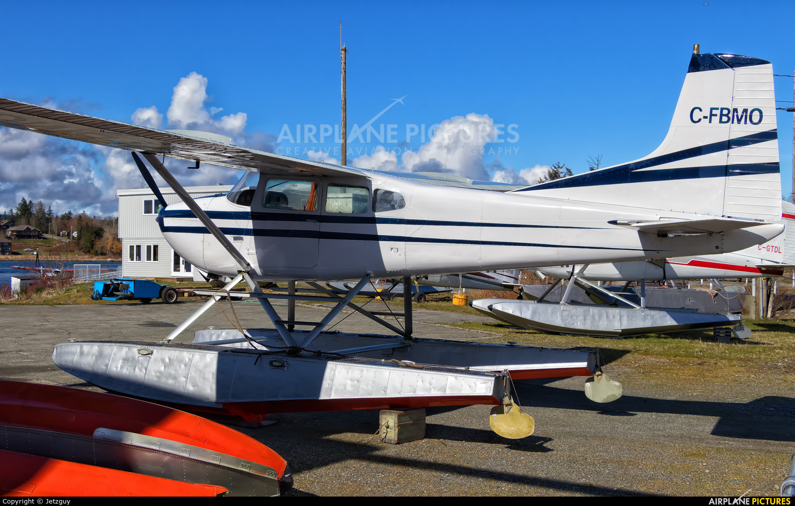 Private C-FBMO aircraft at Campbell River Seaplane Base