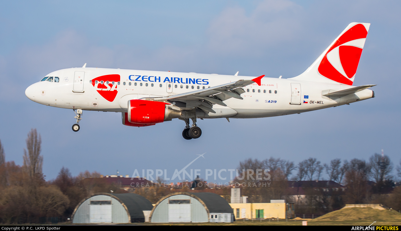 CSA - Czech Airlines OK-MEL aircraft at Pardubice
