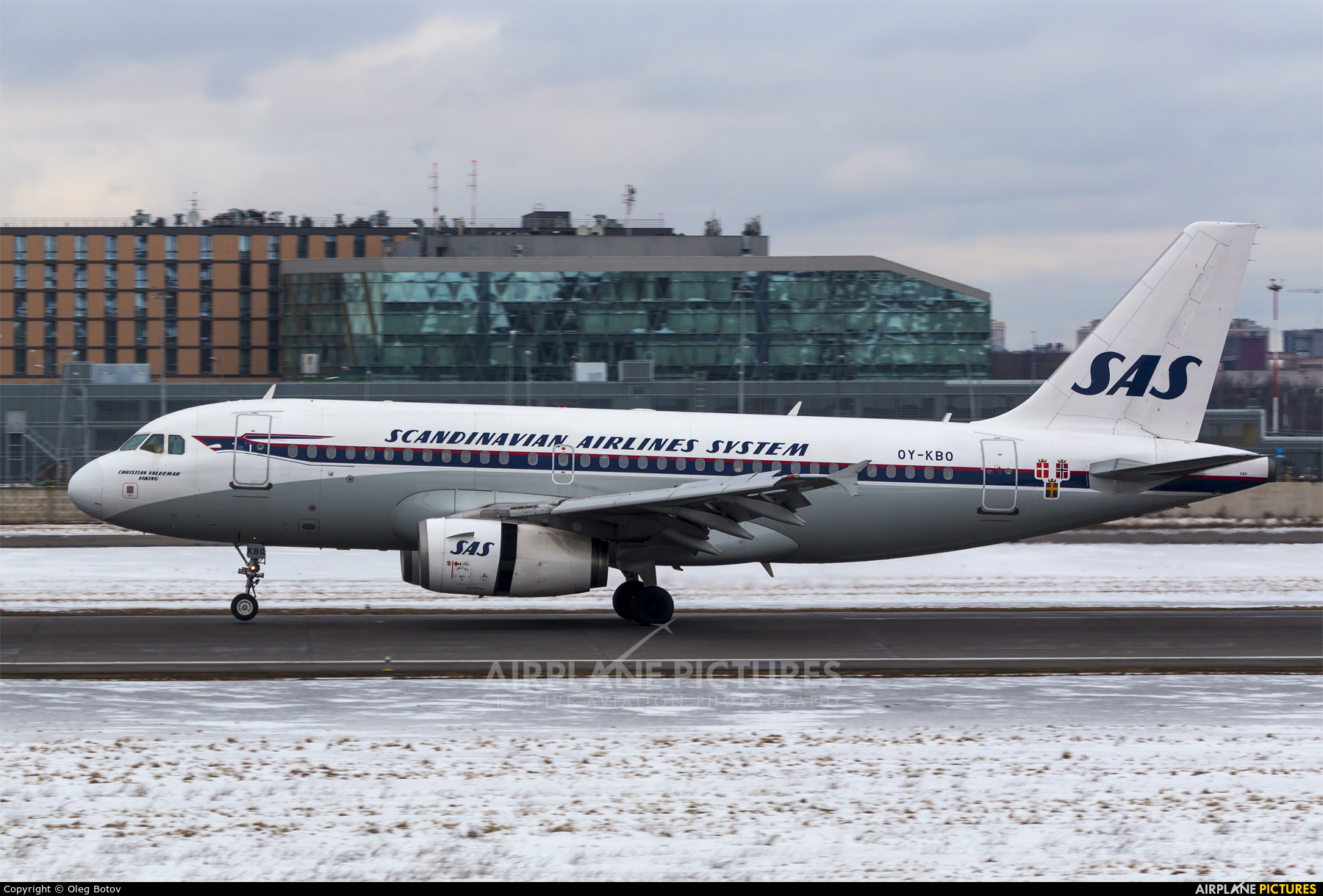 SAS - Scandinavian Airlines OY-KBO aircraft at St. Petersburg - Pulkovo