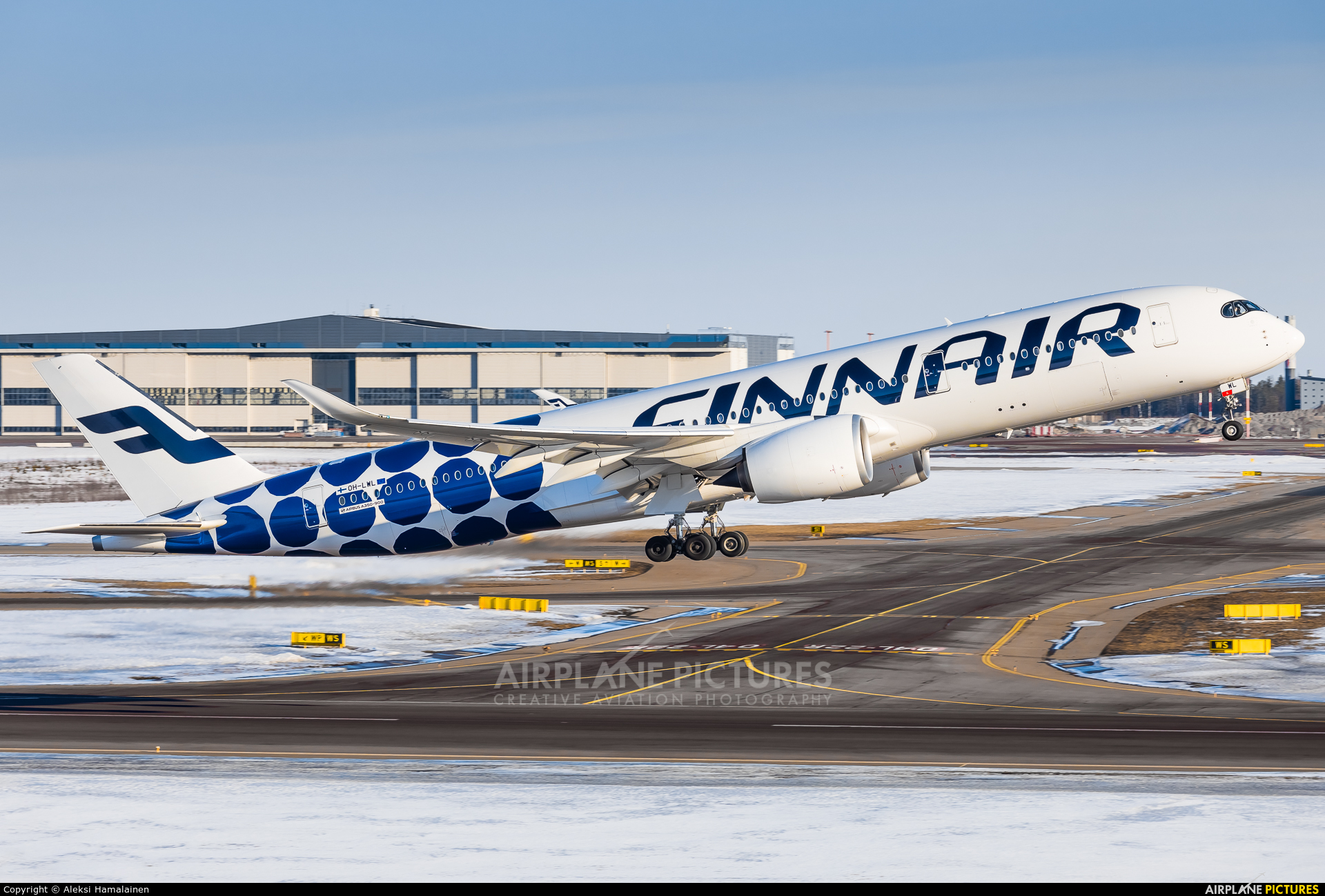 Finnair OH-LWL aircraft at Helsinki - Vantaa