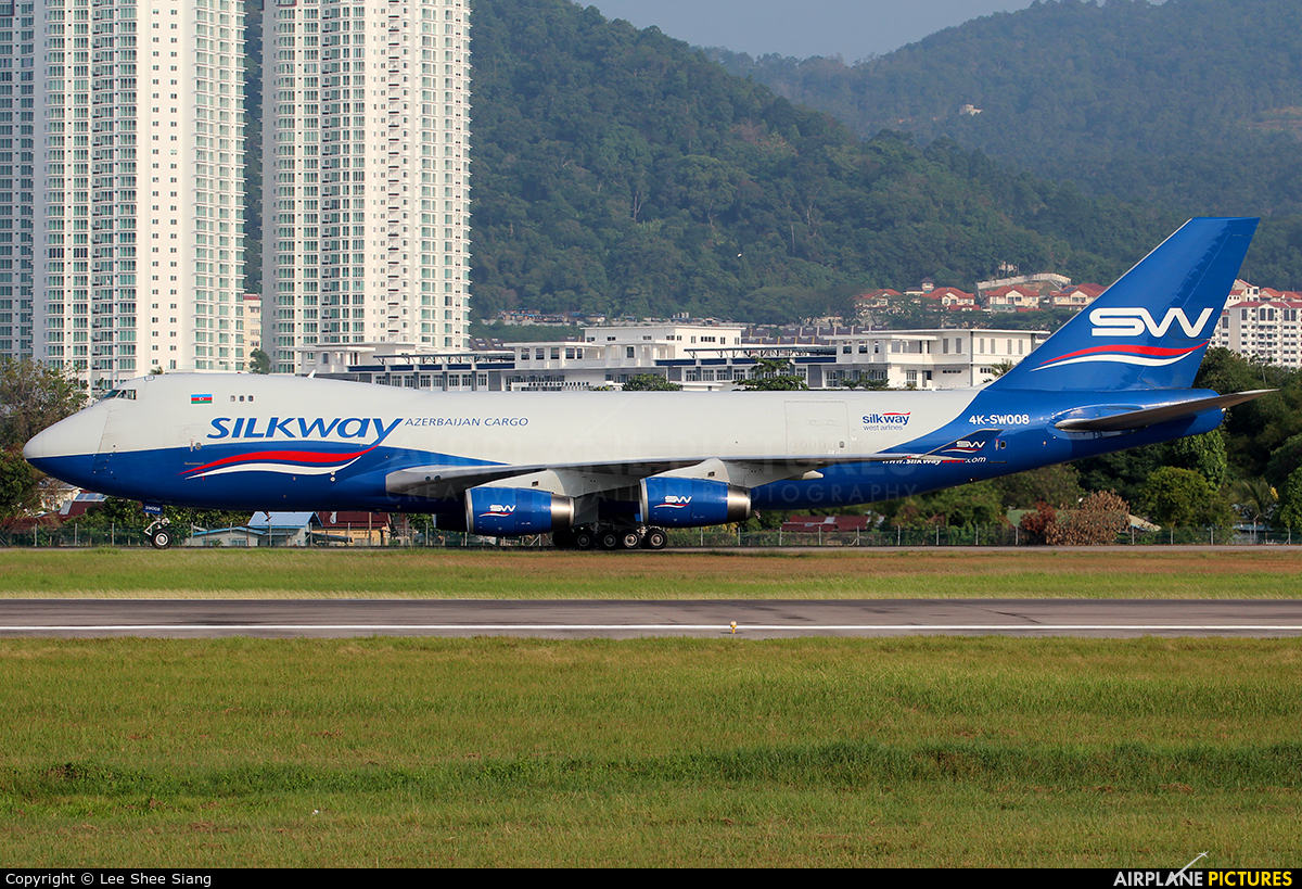 Silk Way Airlines 4K-SW008 aircraft at Penang Intl