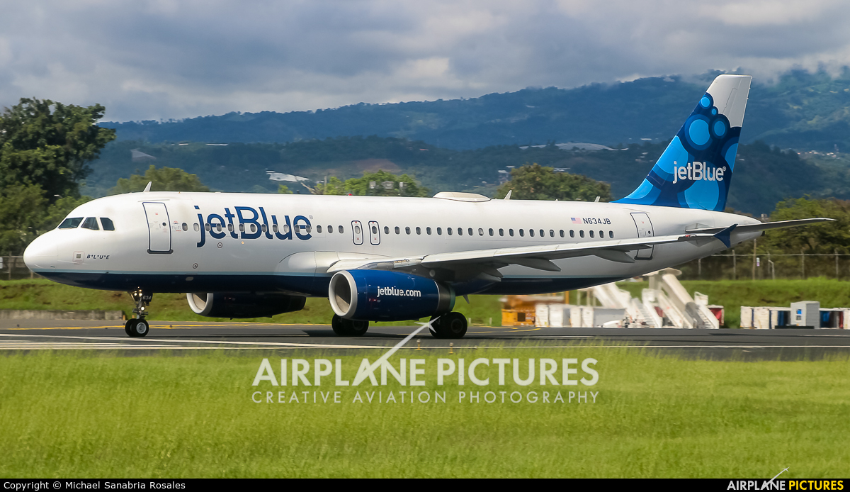JetBlue Airways N634JB aircraft at San Jose - Juan Santamaría Intl