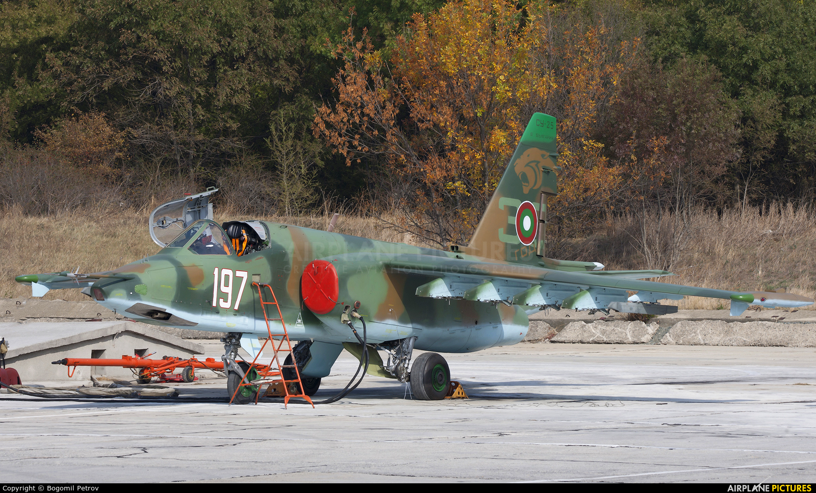 Bulgaria - Air Force 197 aircraft at Bezmer