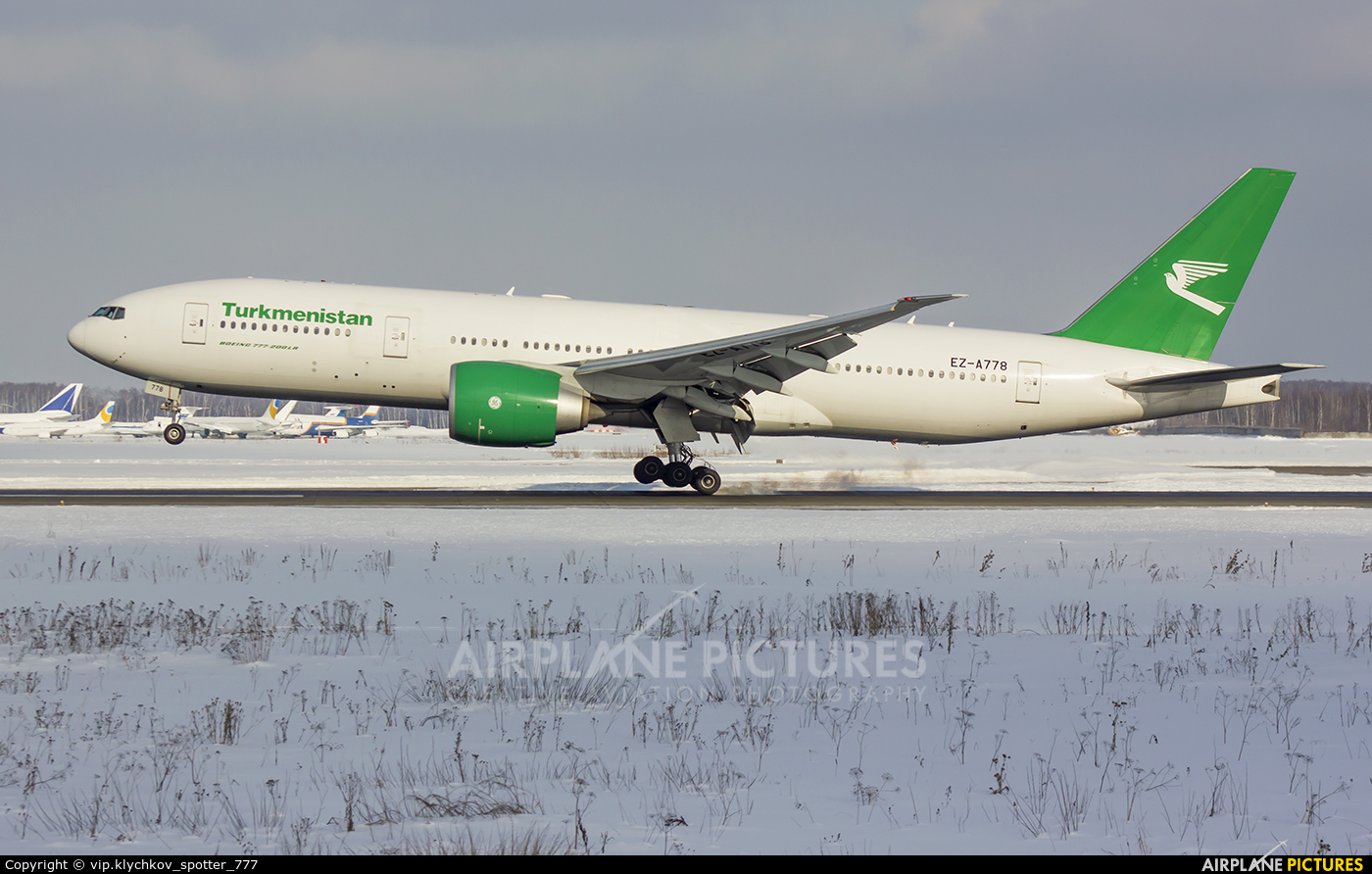 Turkmenistan Airlines EZ-A778 aircraft at Moscow - Domodedovo