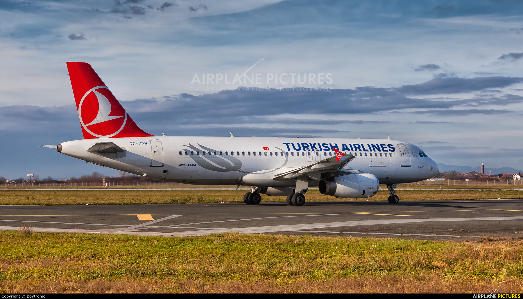 Turkish Airlines TC-JPM aircraft at Zagreb