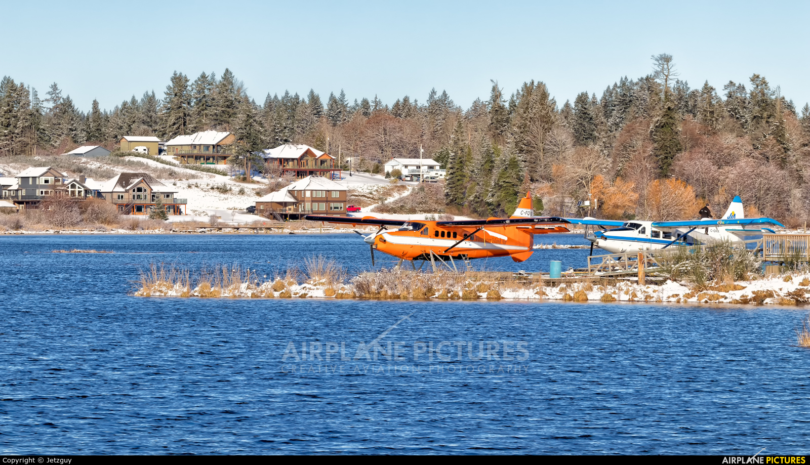 Vancouver Island Air C-FQND aircraft at Campbell River Seaplane Base