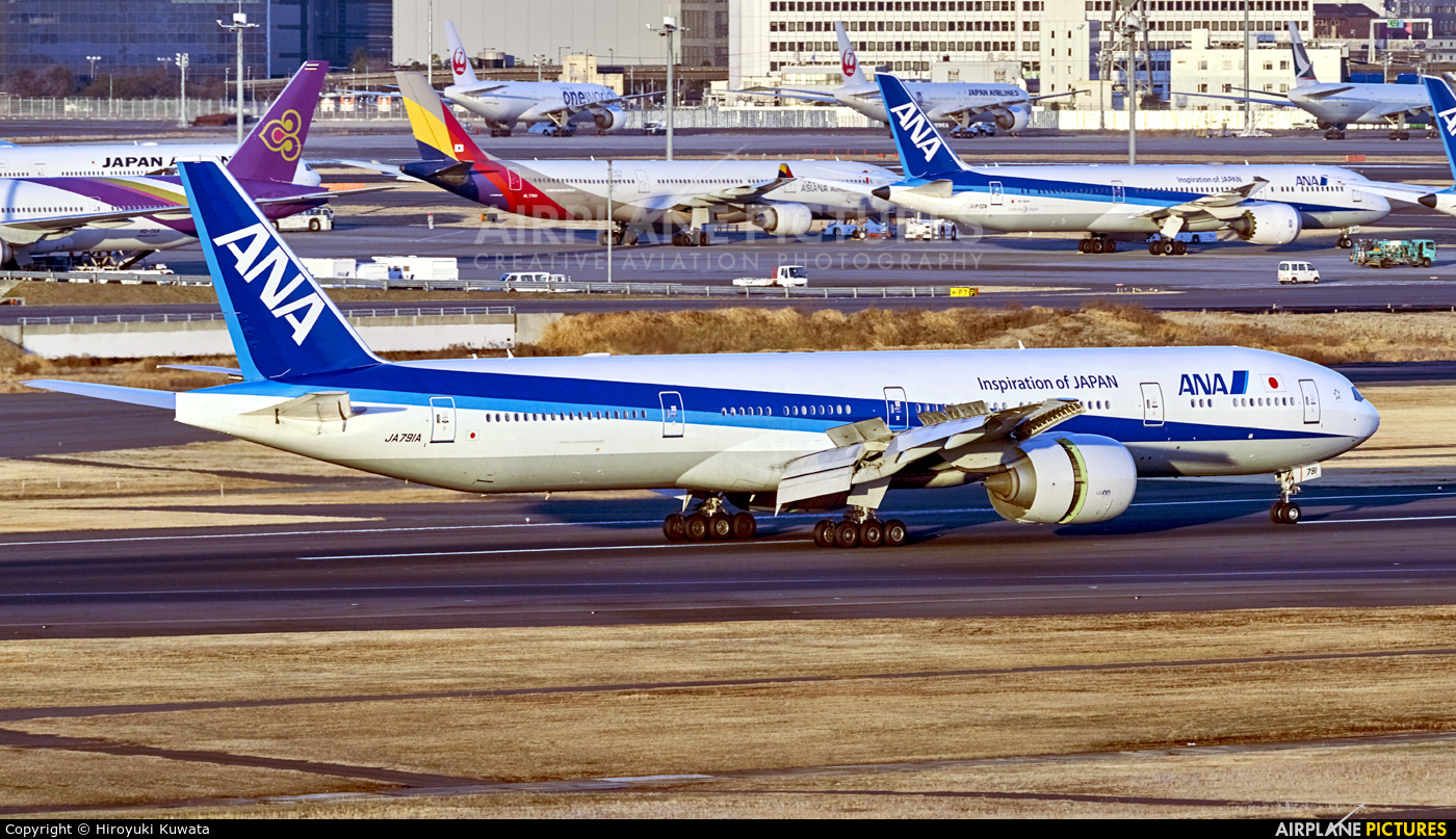 ANA - All Nippon Airways JA791A aircraft at Tokyo - Haneda Intl