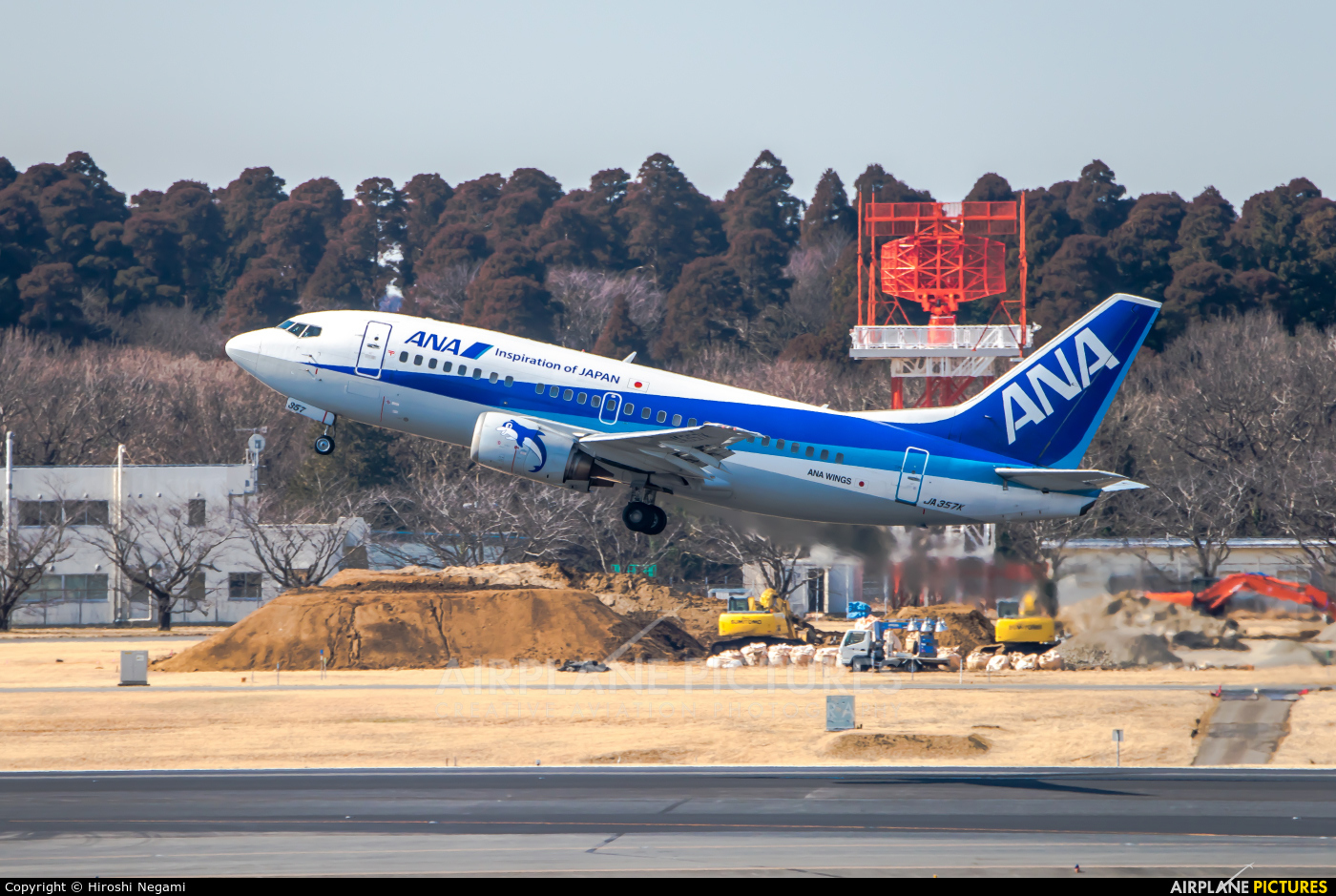 ANA Wings JA357K aircraft at Tokyo - Narita Intl