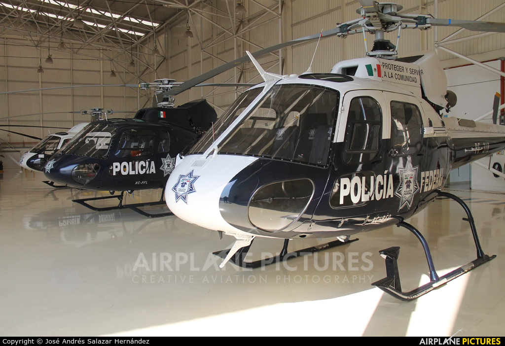 Mexico - Police PF-318 aircraft at Off Airport - Mexico