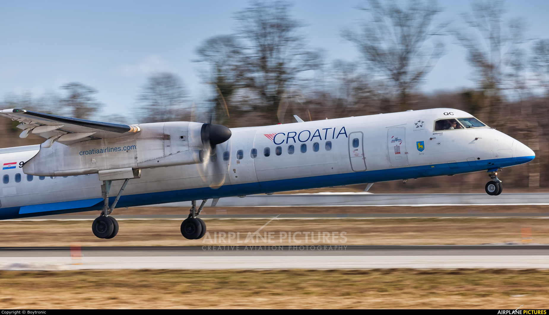 Croatia Airlines 9A-CQC aircraft at Zagreb