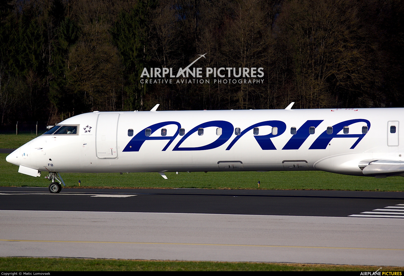 Adria Airways S5-AFB aircraft at Ljubljana - Brnik