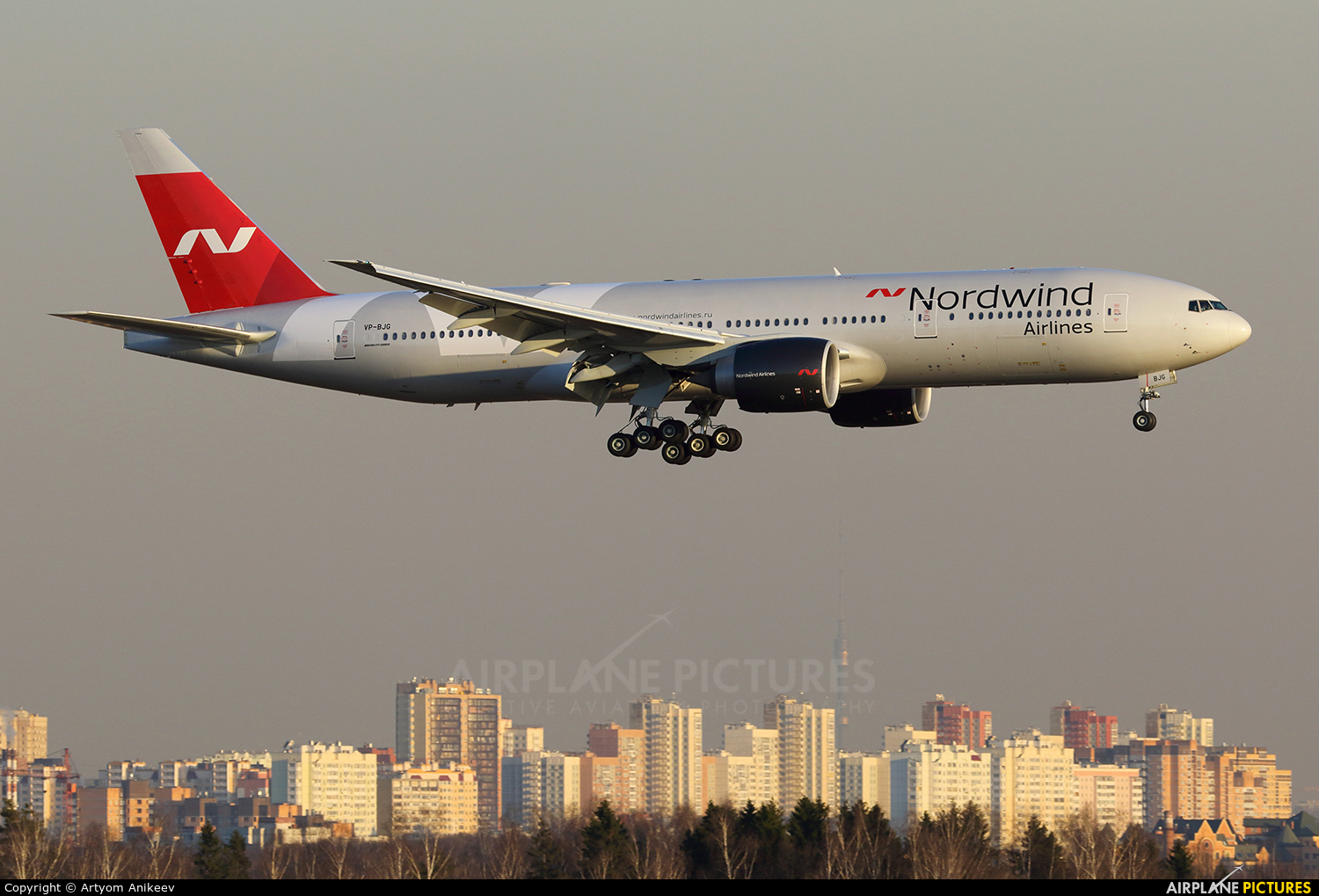 Nordwind Airlines VP-BJG aircraft at Moscow - Sheremetyevo