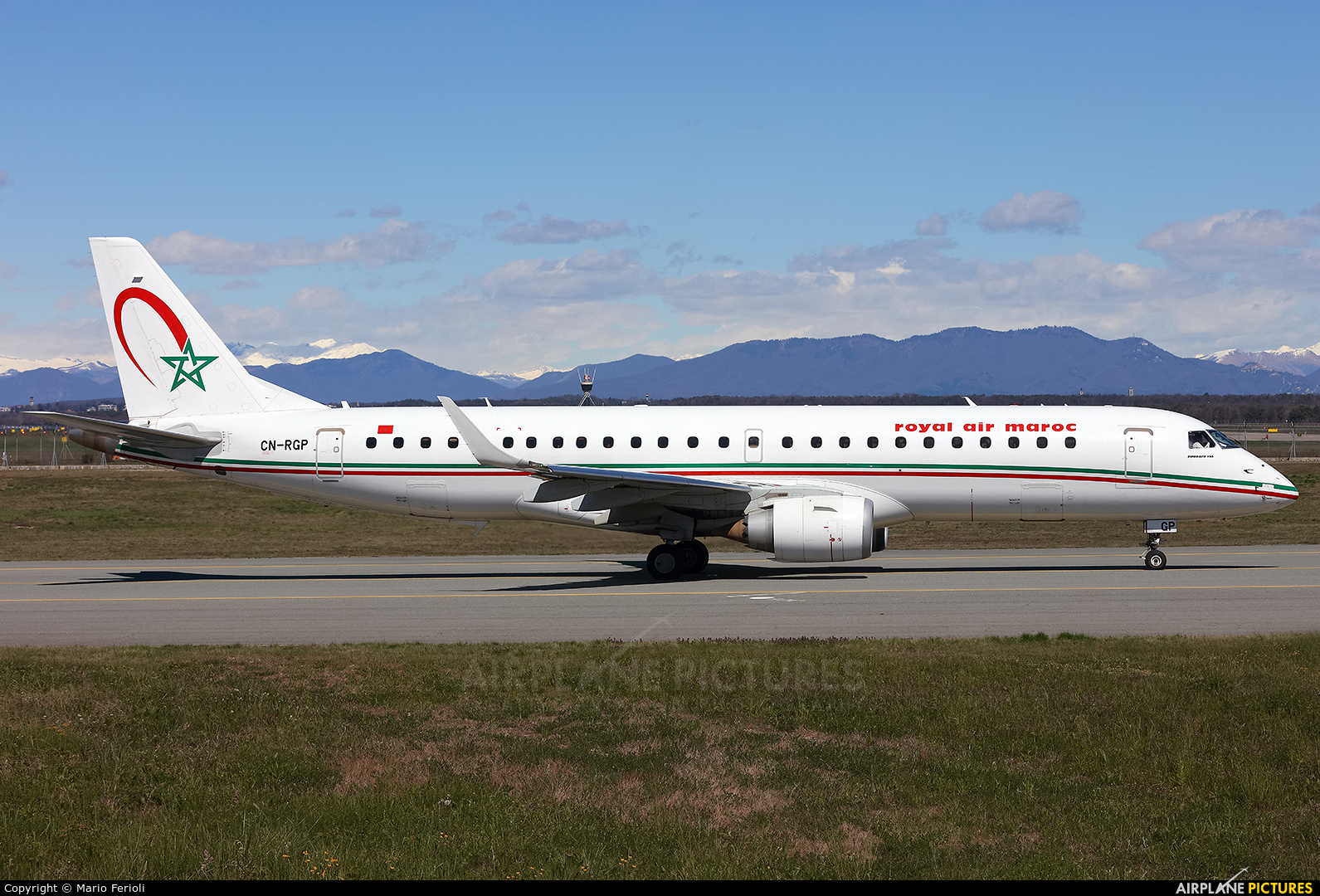 Royal Air Maroc CN-RGP aircraft at Milan - Malpensa