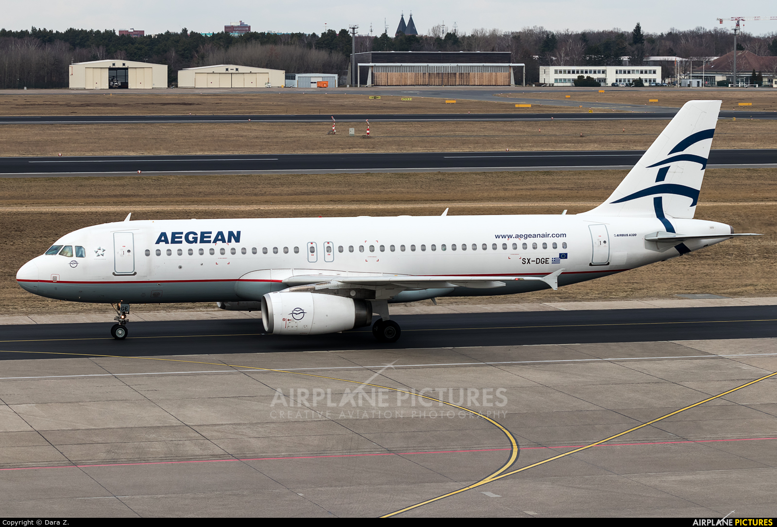 Aegean Airlines SX-DGE aircraft at Berlin - Tegel