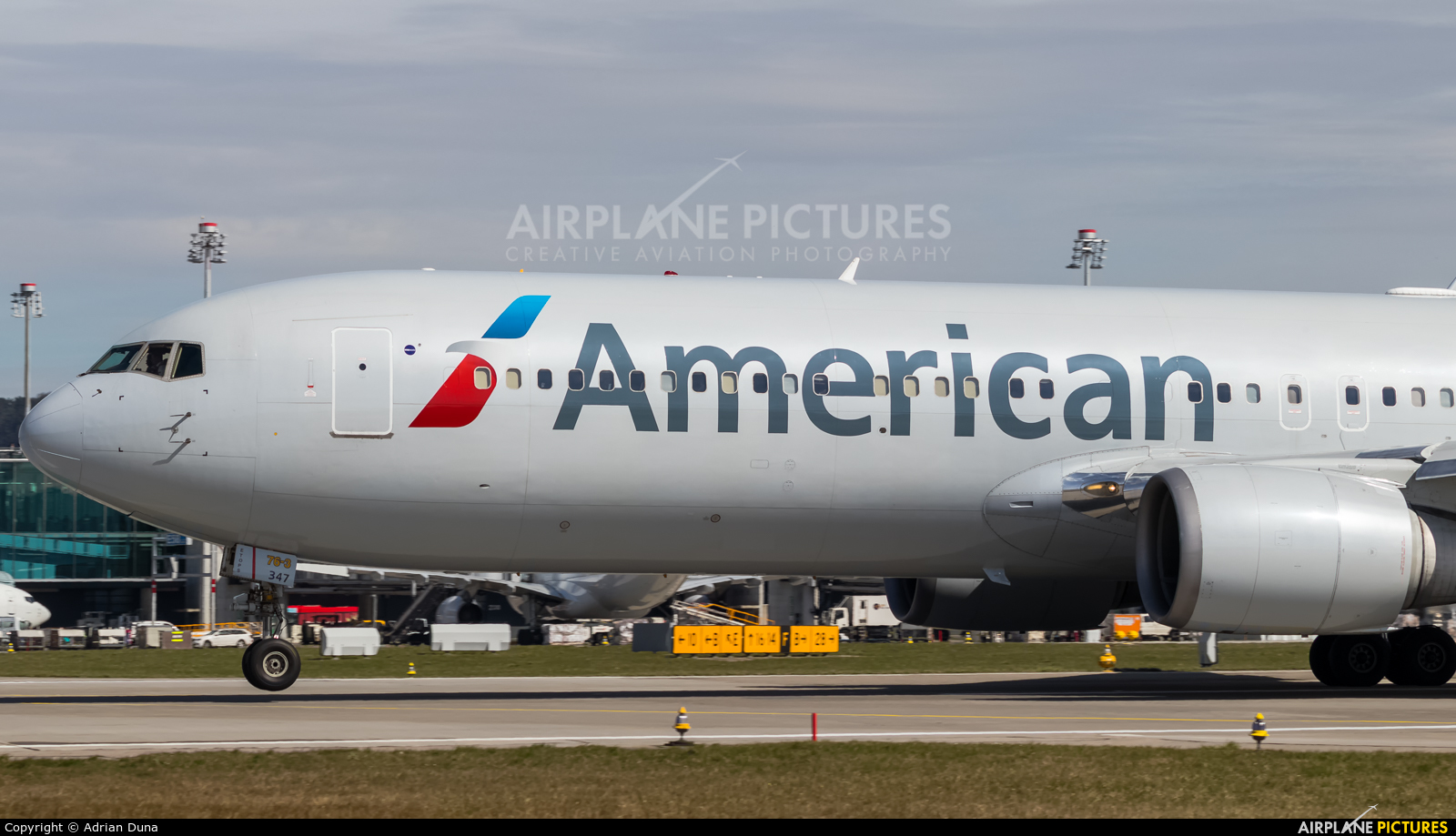American Airlines N347AN aircraft at Zurich