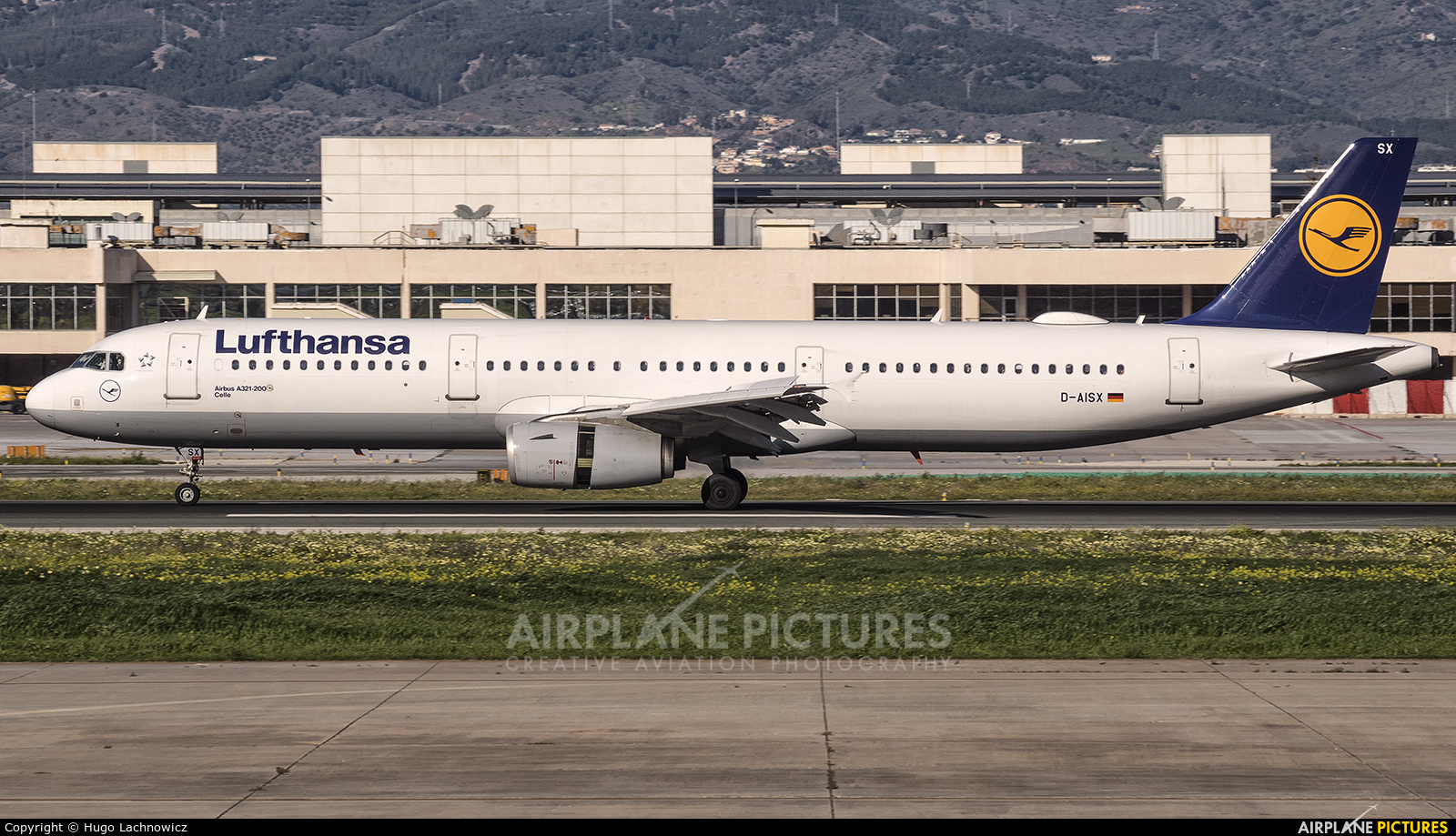 Lufthansa D-AISX aircraft at Málaga